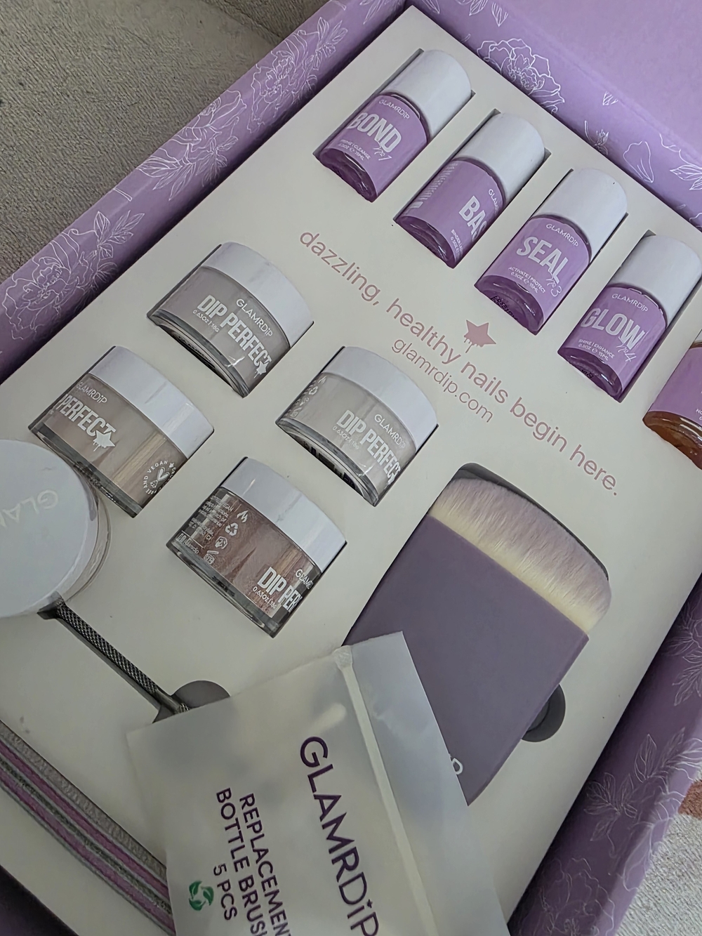 Lavender Dip Powder Nail Kit - Complete Manicure Set